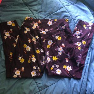 PINK ULTIMATE FLORAL LEGGINGS